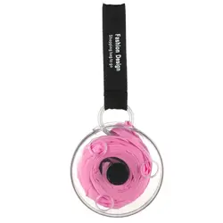 Compact Folding Telescopic Storage Bag - Multifunctional Mini Shopping Bag (Pink)