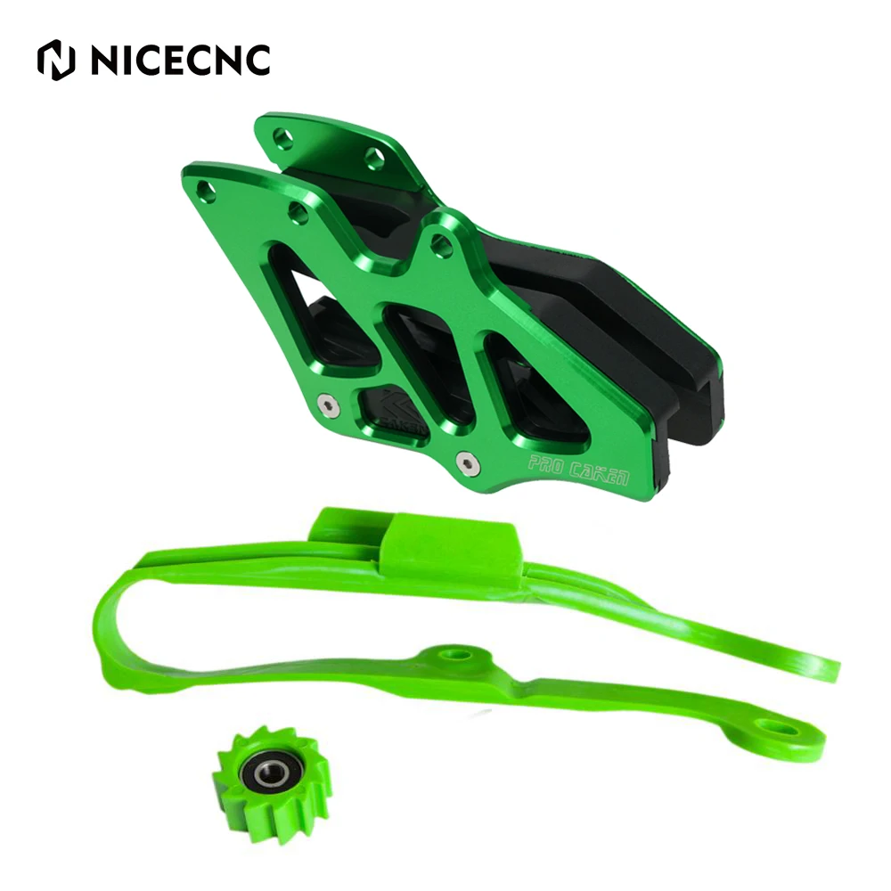 NICECNC Motorcycle Chain Swingarm Chain Guide Slider Roller For