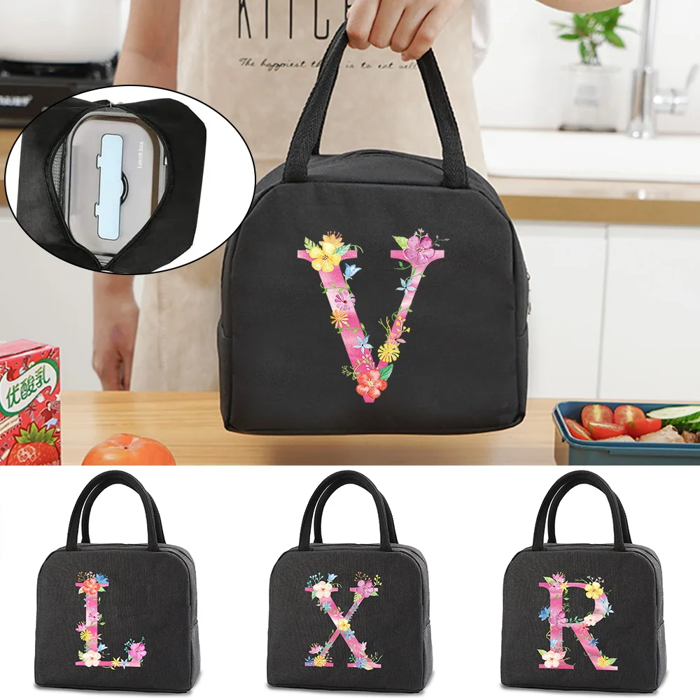 Lunch Bag for Kids Women Thermal Insulated Lunch Box Tote Portable Cooler Bento Pouch Picnic Camping  Travel Food Storage Bags portable lunch bag thermal insulated lunch box tote cooler handbag bento pouch dinner container travel school food storage bags