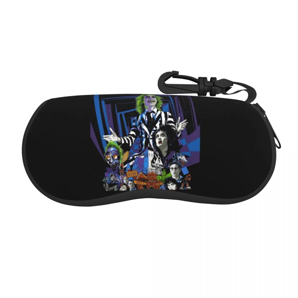 Custom Horror Movie Beetlejuice Custodia Per Occhiali Elegante Tim Burton Shell Custodia Per Occhiali Da Vista Scatola Per Occhiali Da Sole