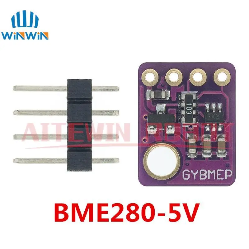 Sensor Module Arduino Sensor Module BME280 3.3V 5V Digital Sensor Temperature Humidity Barometric Pressure Sensor Module I2C SPI 1.8-5V BME280 sensor module