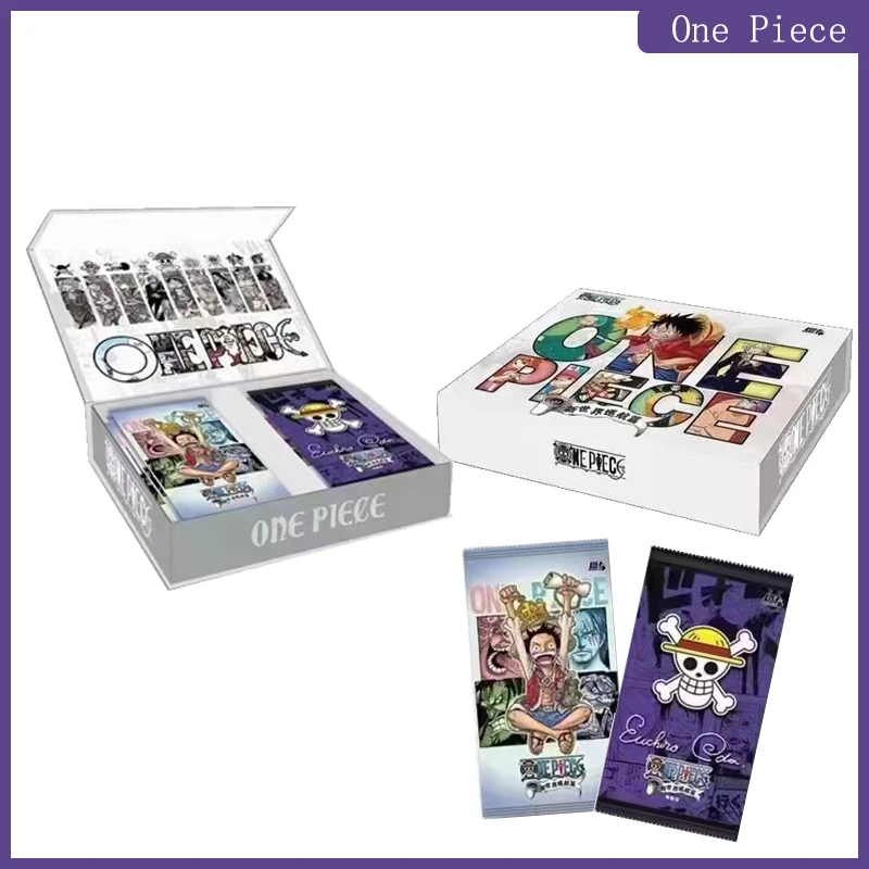 Anime One Piece Rufy Figure Collection Cards Rare Anniversary Style Ricamo Commemorativo Puzzle Cards Kids Hobby Gifts Toy