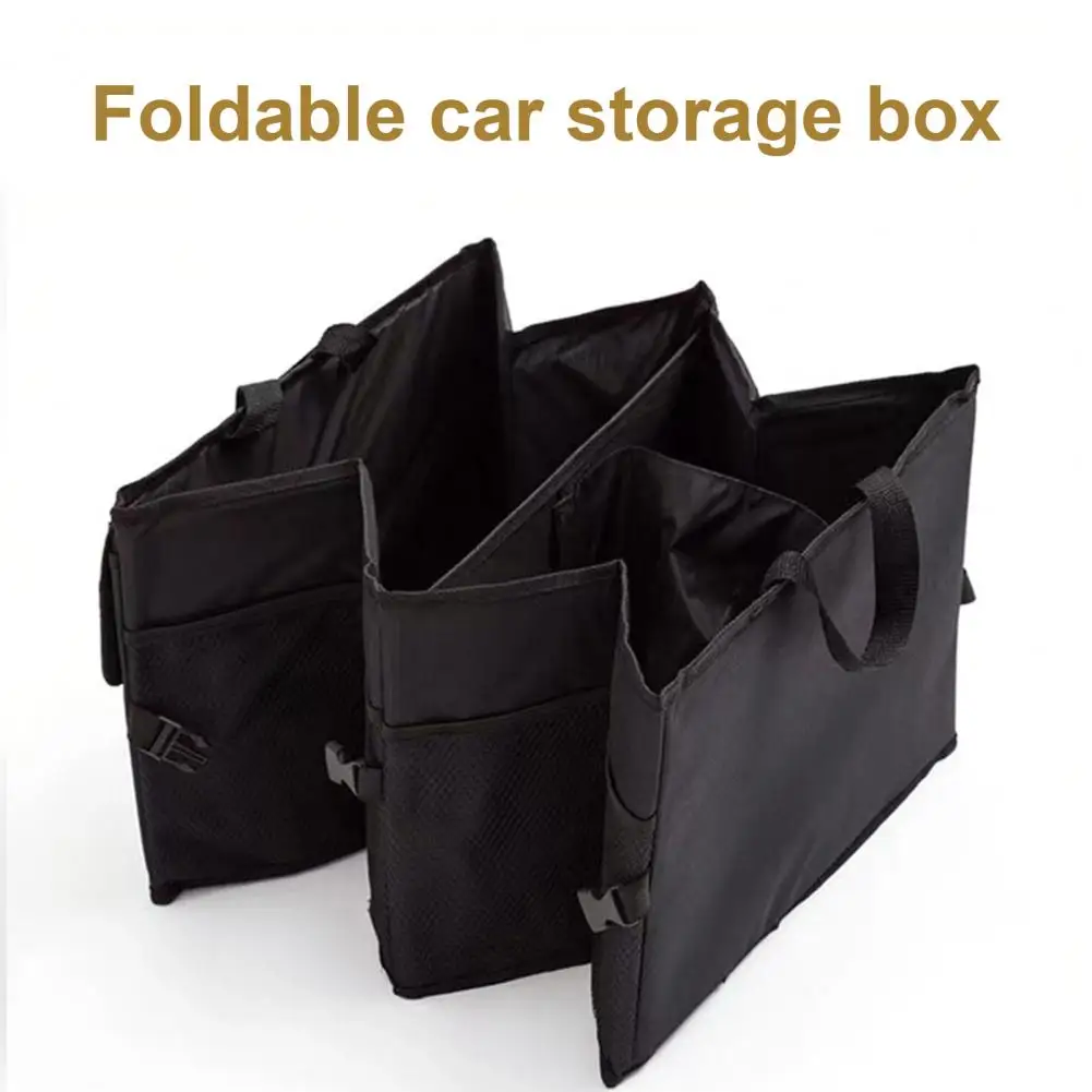 

Backup Storage Box Useful Compartment Thickened Multi-grid Home Organizer Backup Storage Box Car Supply