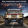 Refit 4WD Off-Road Remote Control Truck Model 16CH Smoking Lighing Alloy Underbody Differential Lock Brake Function RC Truck 3