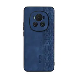 Ultrathin Cube Pattern Full Protection Leather Case - Magic 6 (Blue)