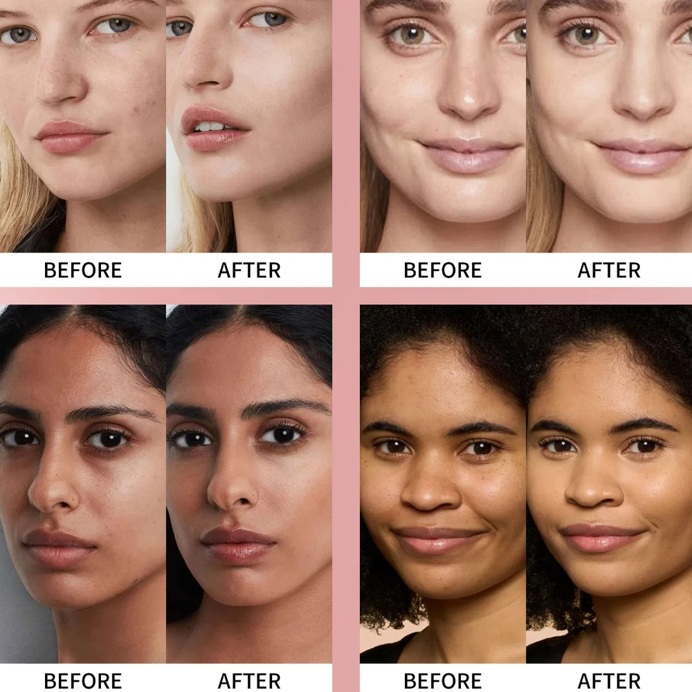 Air Cushion BB Cream Full Coverage Waterproof Long-lasting Brighten Foundation Cream For Women Korean Cosmetics