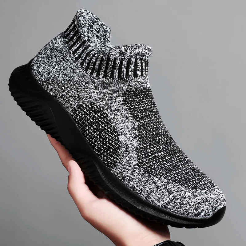 MAEDEF Walking Shoes for Men Sock Sneakers High Quaity Outdoor Slip on Mens Shoes Lightweight Comfy Breathable Casual Daily Shoe