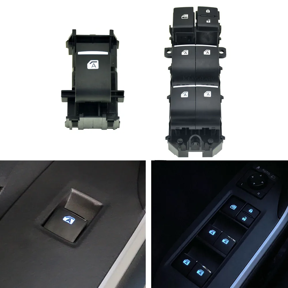 For Toyota Rav4 2019 2020 Power Window Switch Button Lighted Led Left