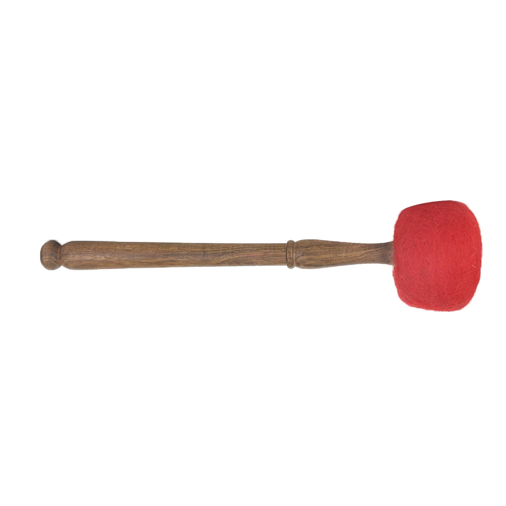 

Wood Handle Wool Felt Hammer for Tibetan Buddhist Singing Bowl Accessory