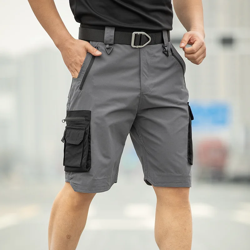 Men's Tactical Cargo Shorts Quick Dry Lightweight Multi-Pocket Military Style for Hiking Fishing Camping Work Summer Outdoor