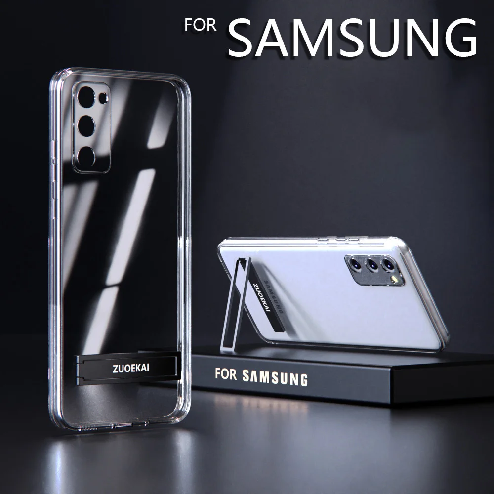 Новый прозрачный чехол для Samsung Galaxy S20FE S 24 23 22 21 Ультра FE, чехол, чехол, мягкий чехол из ТПУ, держатель для телефона для A 35 55 15 34 54 52