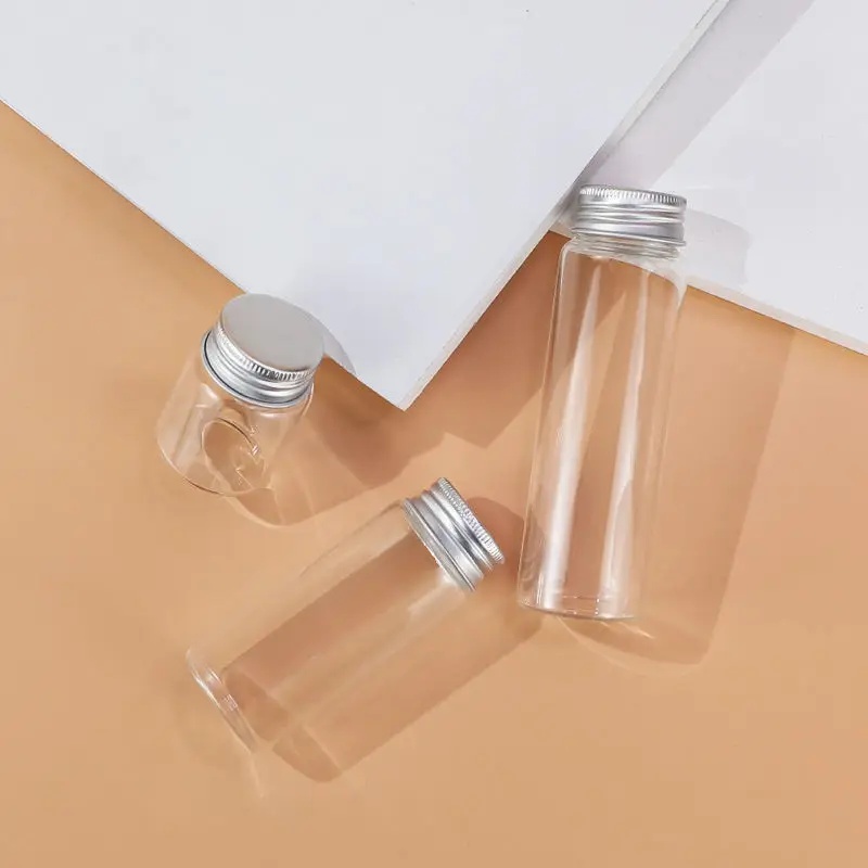 1pc  5/6/8/10/14/20/25ml Glass Clear Empty Seal Bottles Solid Powder Medicine Pill Vial Container Reagent Packing Bottle 3