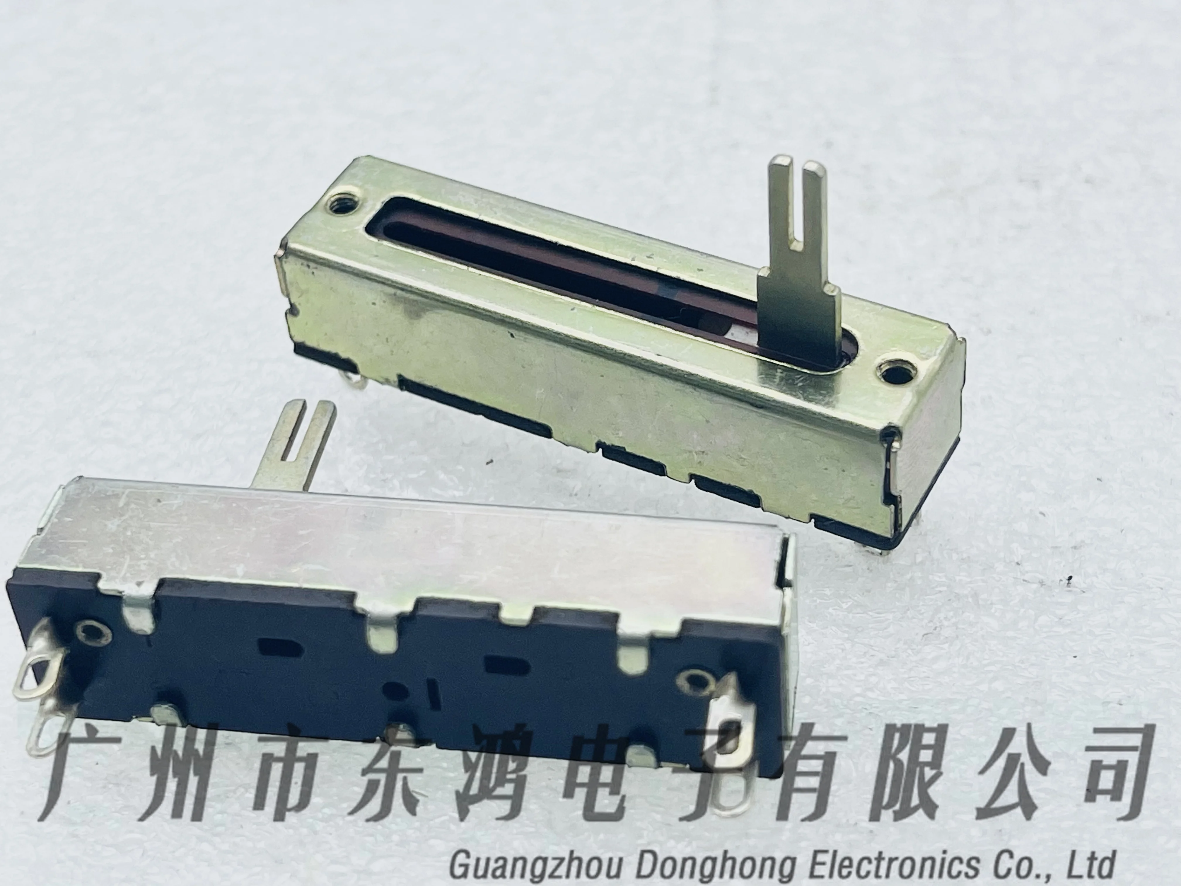 1pcs Mick Japanese 50mm straight slide potentiometer D10k mixer volume adjustment fork 4 pin length 15mm