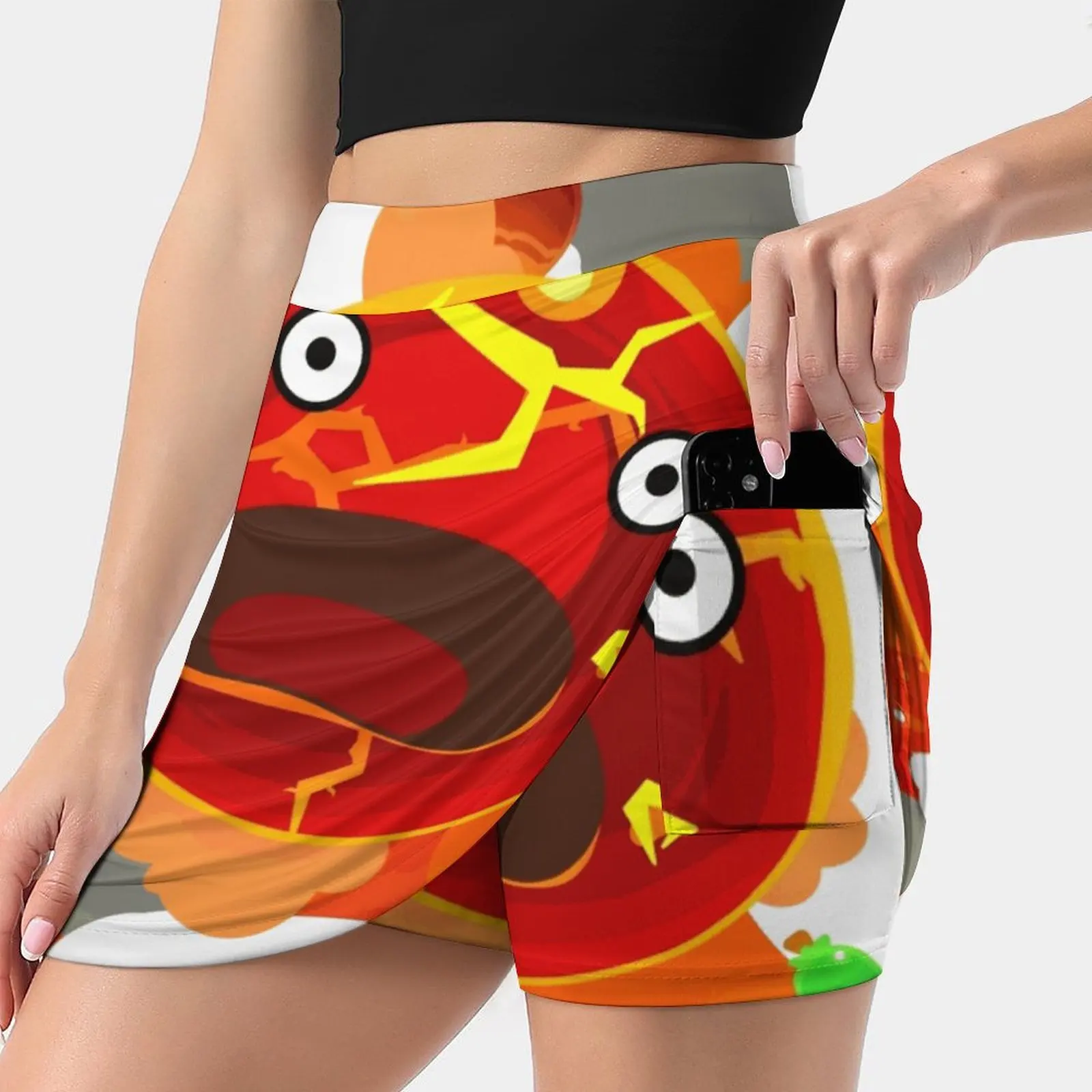 Boom Slime - Slime Rancher Summer Women'Shorts Gonna 2 In 1 Fitness Yoga Gonna Gonne Da Tennis Boom Slime Slime Rancher Boom