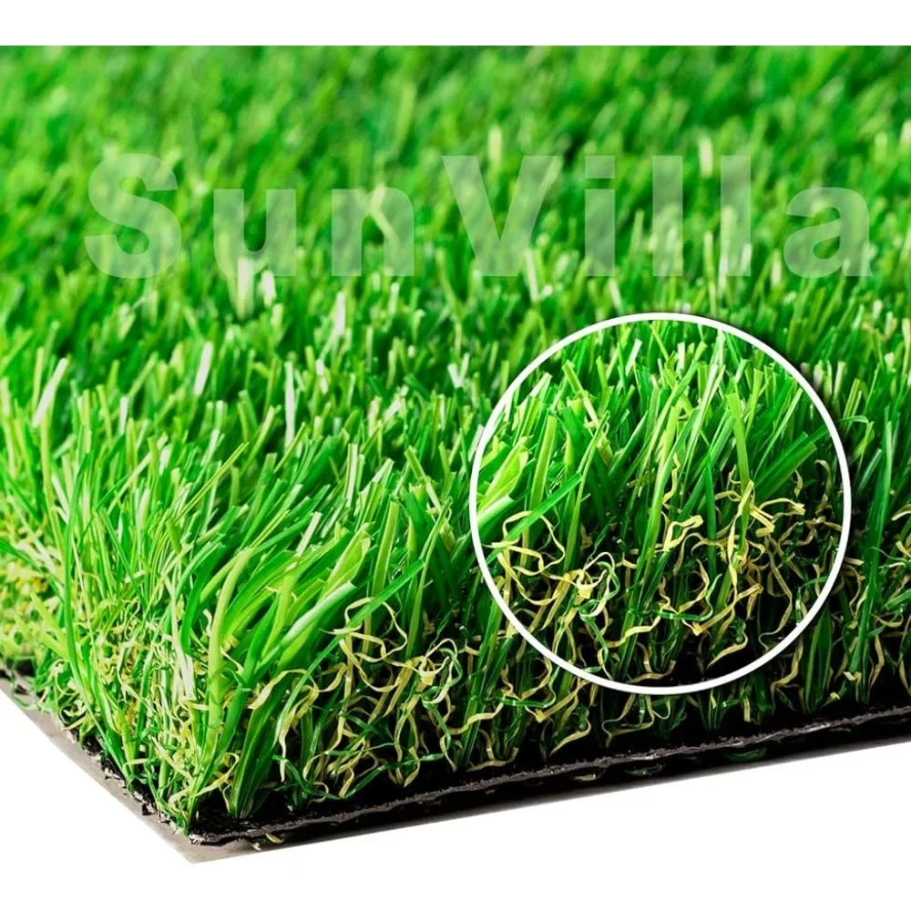 

Artificial Green Grass 5 Ft X 10 Ft = 50 Square Feet 5'X10' Realistic Indoor/Outdoor Artificial Grass Green/Olive Green/Yellow