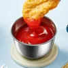 Portable with Small Storage Seasoning Box Leak-proof 304 Stainless Steel Small Storage Box Silicone Cover Condiment Containers 4