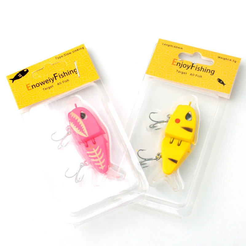 Kawa 1pc Swimbait 63mm/11g Fishing Lures Big Joint Baits Fishing Lure Crankbait Lifelike Hard Fish Baits Small Fishing Lures