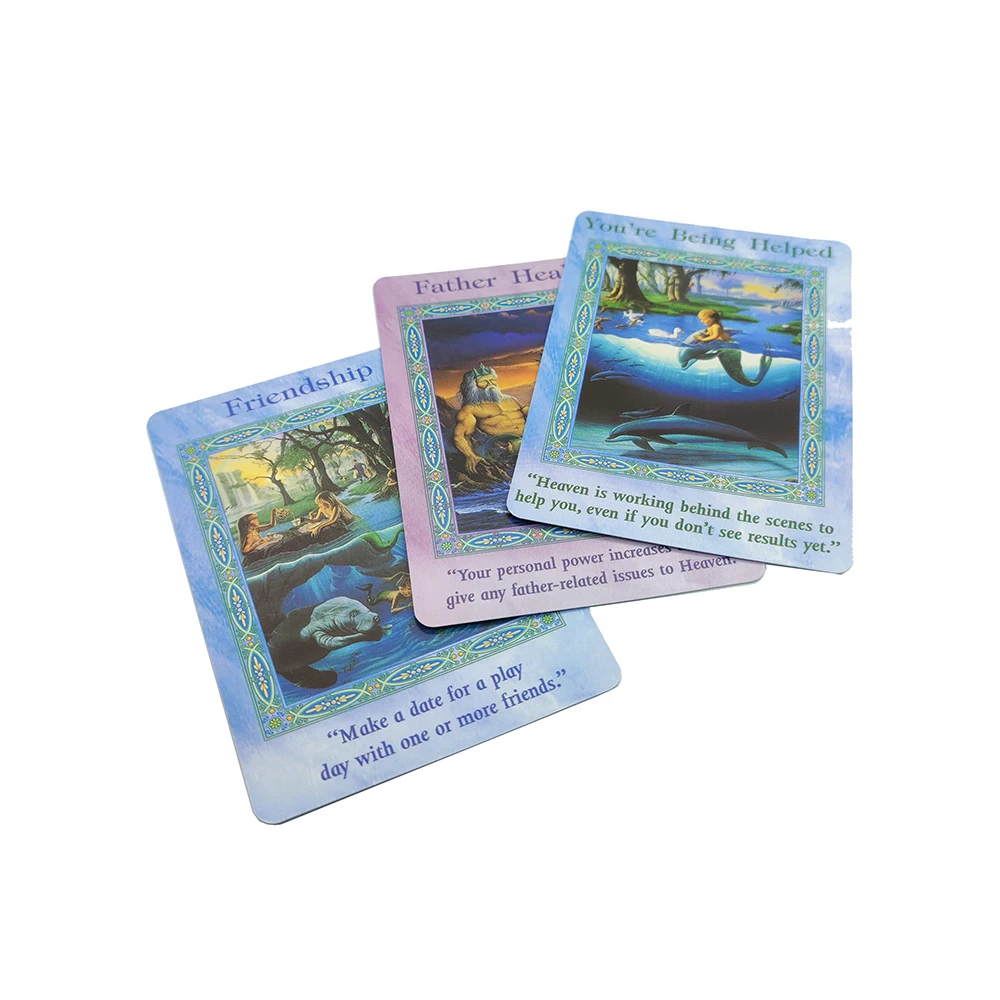 2023 Doreen Virtue Magical Mermaids and Dolphin Oracle Cards: A 44-Card Deck and PDF Guidebook images - 6