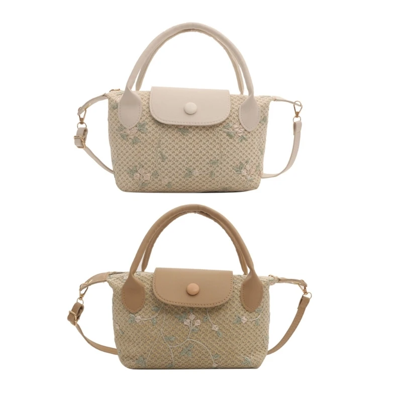 

Unique Straw Weave Bag Crossbody Purse Handbag Great for Travel and Casual Use