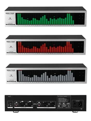 2024 New 2U Digital Spectrum Analyzer LED Display Balanced Music Audio Remote Control Voice Control Online Indicator