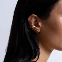 French Style Personality Cold Wind Metal Geometric Ear Clip Fashion Temperament Women Accessories Gift 2