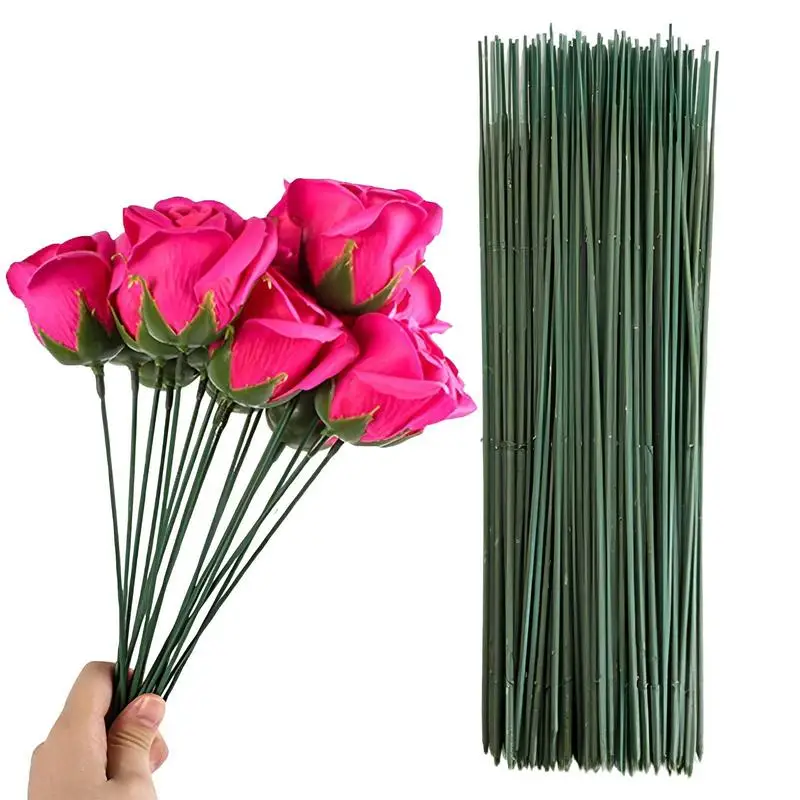 100 PCS Floral Stem Wire Flower Arrangements and crafts,Floral