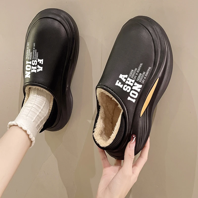 Winter Plush Unisex Unisex Home Sandals Men Women couple Orginal Indoor Flat Shoes Soft Fashion High Quality Non Slip Bedroom