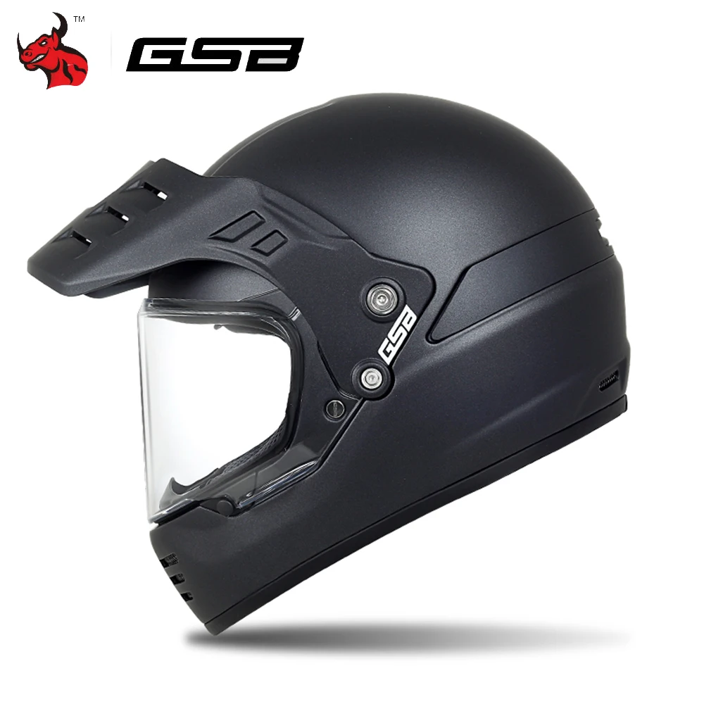 

New Motorcycle Riding Helmet Full Face Protection HD Lens Cross-country Skiing Race Anti-fall And Anti-collision