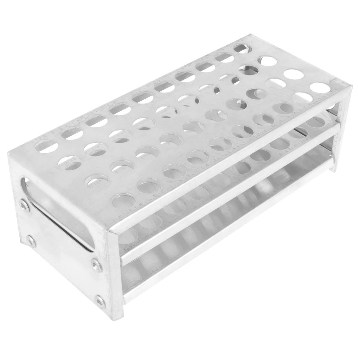 Portable Test Tube Rack Aluminum Blood Collection Tube Holder School ...