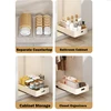 Kitchen Storage Rack with Slide Rails Retractable Drawer Organizer Pull-out Cabinet Organizer Tray Spice Box Kitchen Accessories 5