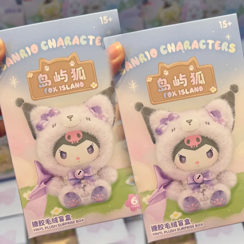 Sanrio Characters Fox Island Blind Box Cinnamoroll Kuromi Vinly