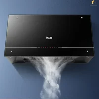 range hood wall mounted Large suction household Chinese style top suction  old style small kitchen range hood 1