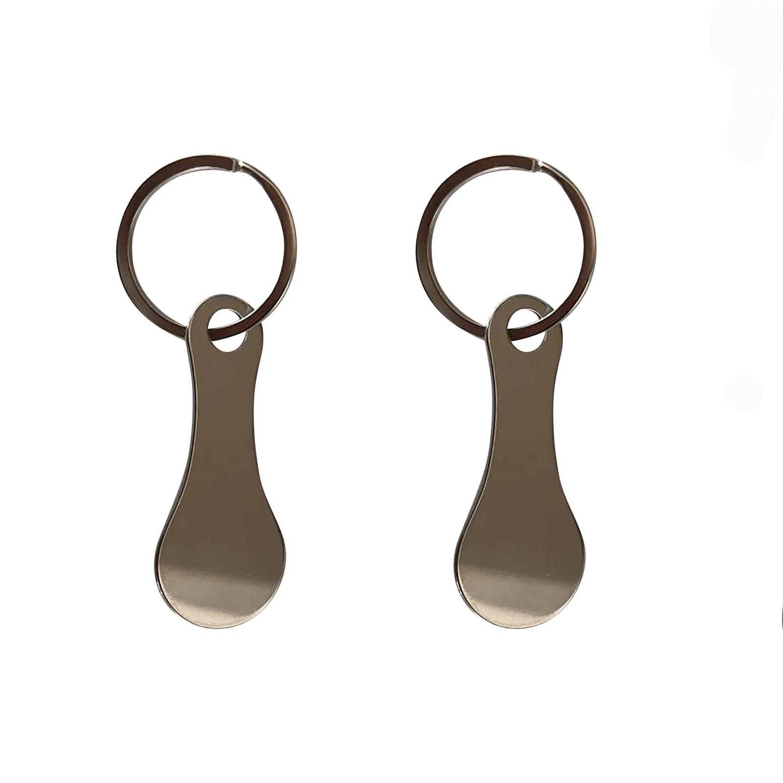 Metal Shopping Cart Tokens 1/2pcs Trolley Token Key Ring Decorative Keychain Multipurpose Shopping Portable For Home Outdoor phone keychain
