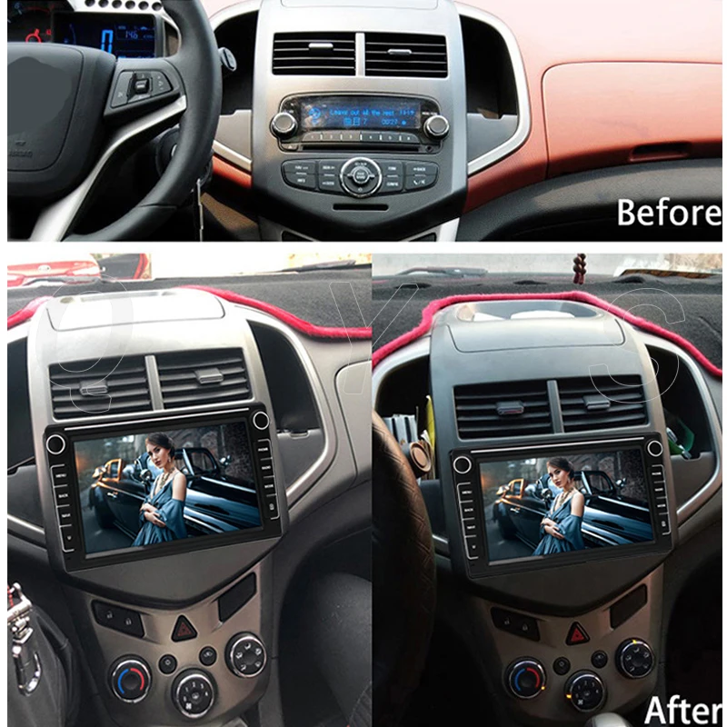 Android 10.1 Car Radio Central Multimedia Player Gps Wifi Stereo.