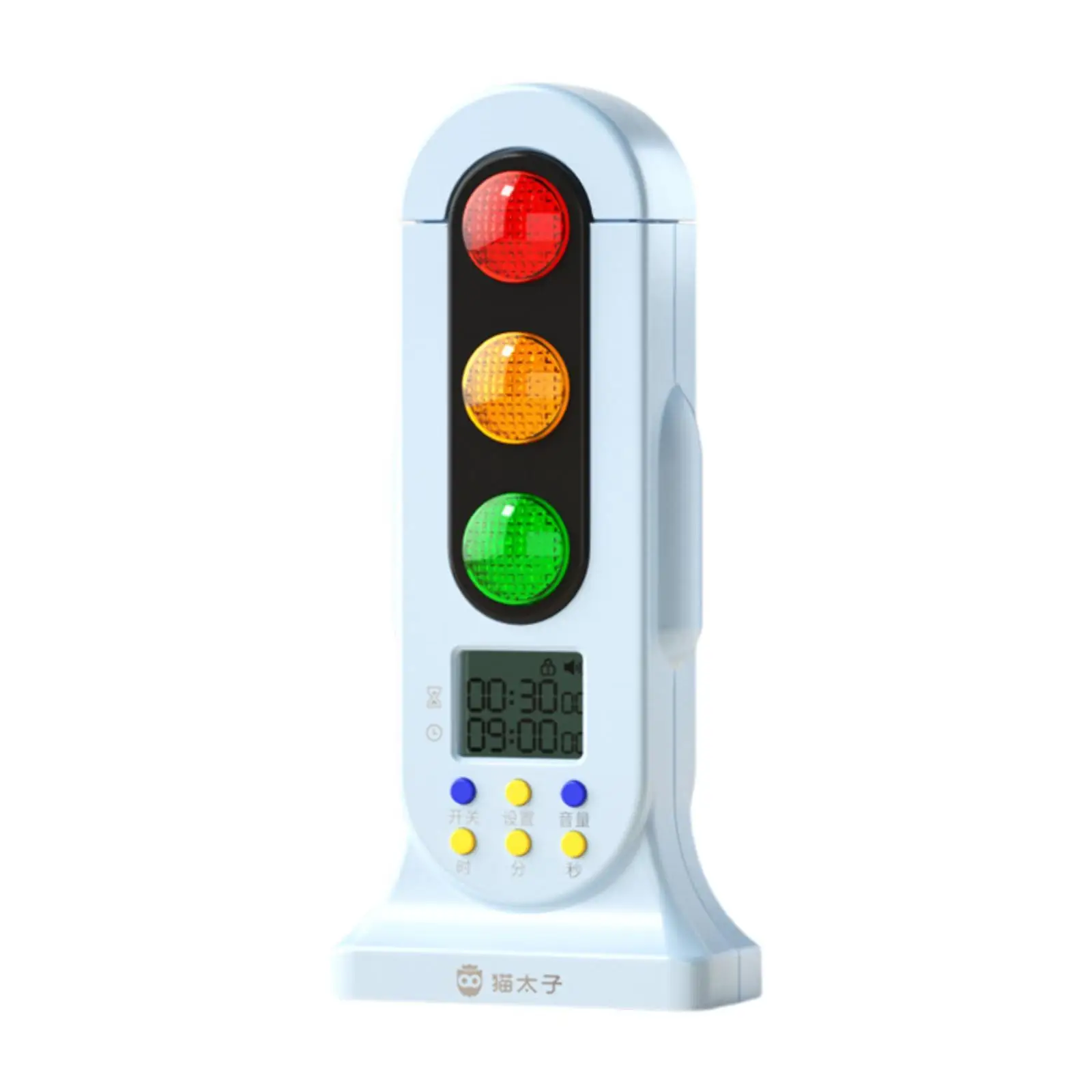 Traffic Light Timer Double Modes Count Down Timer for Classroom Testing School