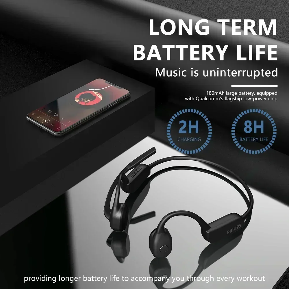 فيليبس TAN5609 سماعة توصيل العظام دعوة الحد من الض...