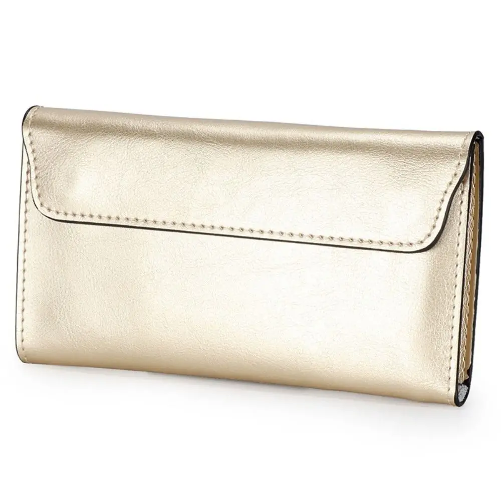 Elegant Slim Leather Women's Wallet – Large Capacity Coin Purse & Portable Clutch