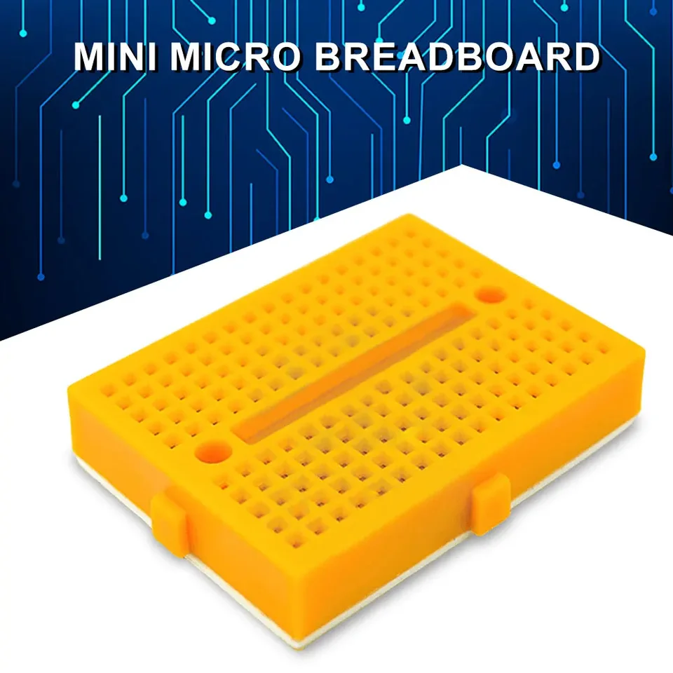 Platine D'essai Breadboard SYB-170 Verte 170 Points - Sans Soudure - Fabriqué En France