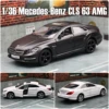 1/36 Mercedes-Benz C-Class CLS 63 AMG Toy Car Model For Children RMZ CiTY 5'' Diecast Vehicle Miniature Collection Gift Boys Kid 1