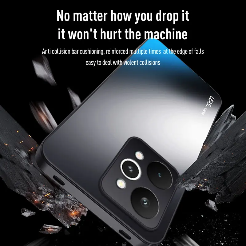 Shockproof Matte Frosted Hard Bumper Case - Elegant and Durable Back Cover