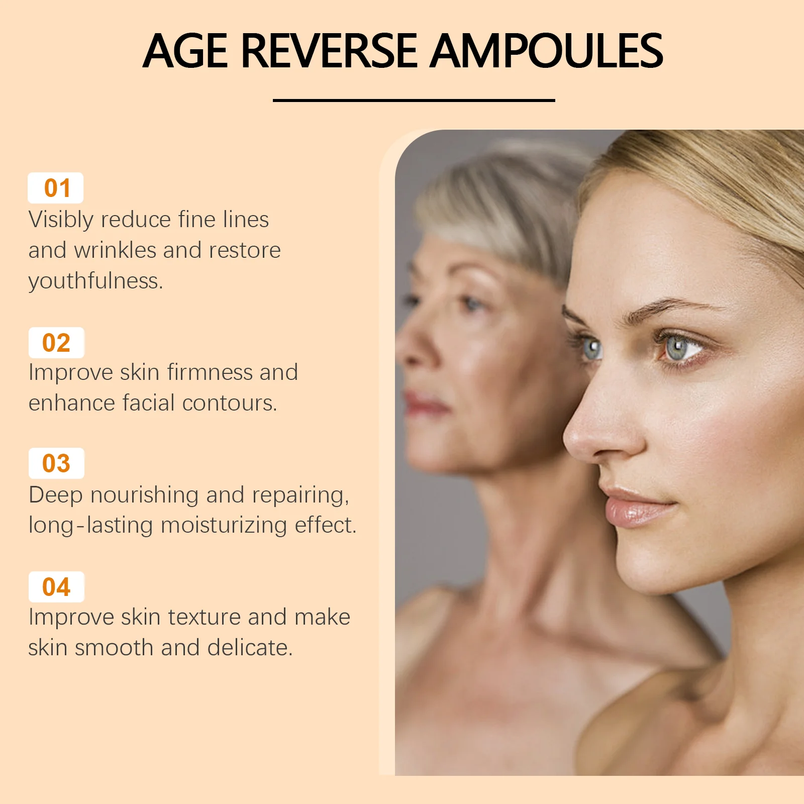 Astaxanthin Ampoule Essence Smoothing Wrinkle Tightening Fade Fine Lines Brighten Shrink Pores Moisturizing Face Care Essence 2