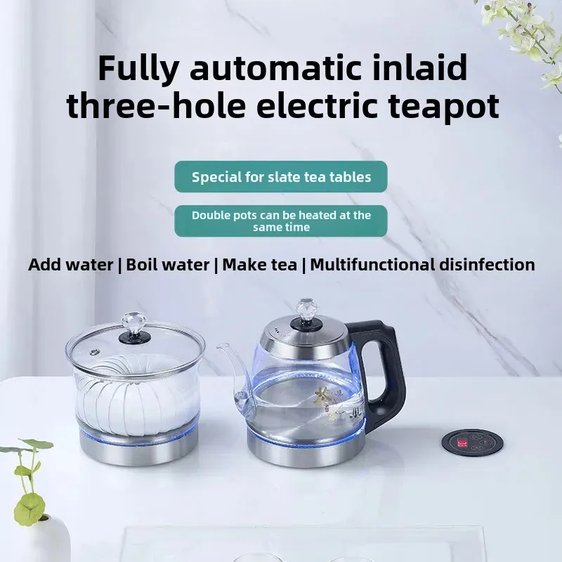Hidden Automatic Bottom Refill Electric Teapot Tabletop Stone Tea Burner Water Heater For Tea Table Dedicated High Quality