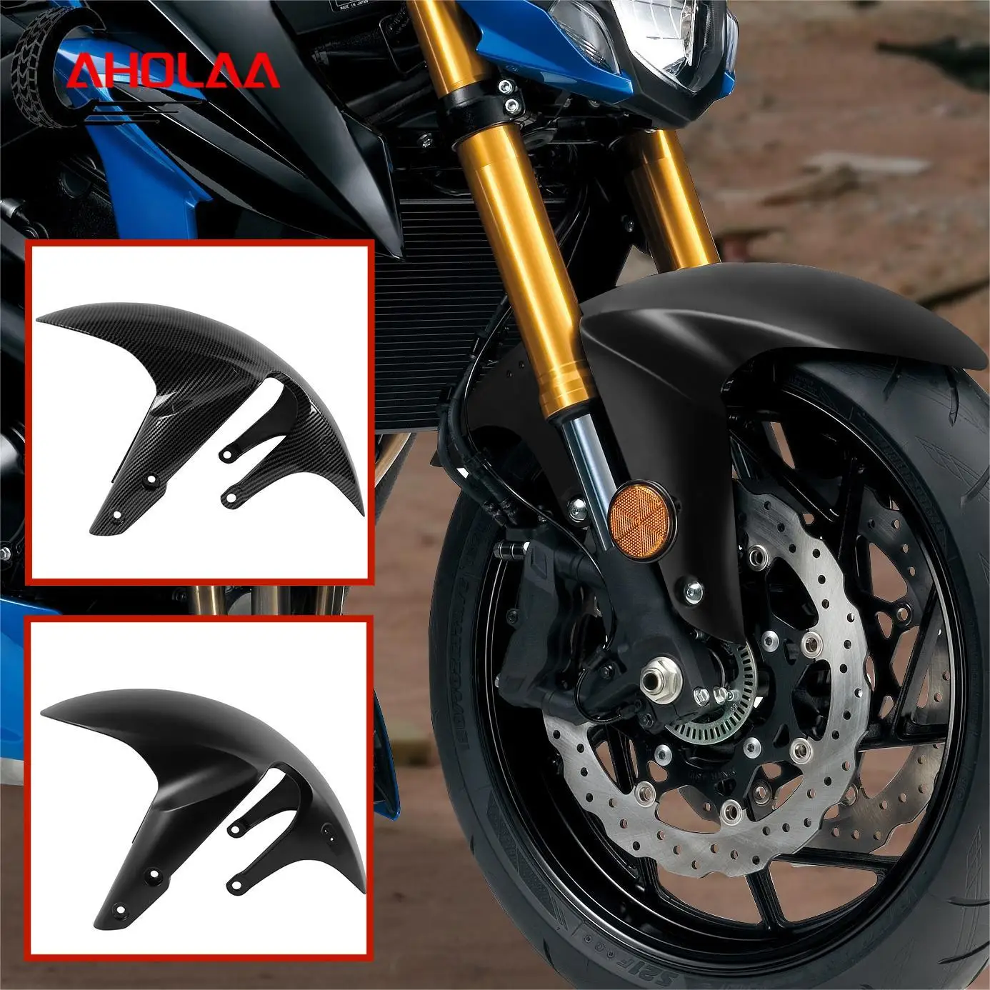 

For SUZUKI GSX-S750 GSX-S1000 GSXS GSX-S 750 1000 Motorcycle Accessories Fender Front Extender Hugger Mudguard Cover 2015-2022