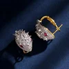2023 New High Quality Hot Sale Snake Earrings Red Eyes Ladies Fashion Glamour Snake Earrings Luxury Jewelry Party Birthday Gifts 1