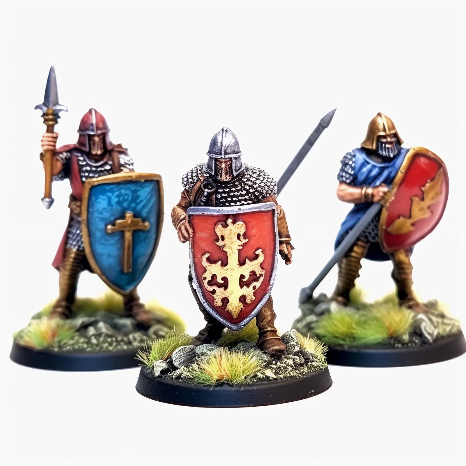 Evemodel 100 Stück 28,5 mm runde schwarze Basen aus Kunststoff, Miniaturmodellbasis für Wargames, Militärsimulationsszene MB285 – Detail 6