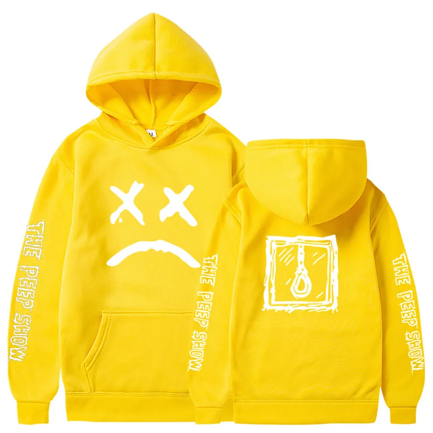 Men Hoodies 2020 Lil.Peep Happy Smiling Face Print Winter Fashion Unisex Couple Pullover Streetwear Sweatshirts Male Sudaderas (14)