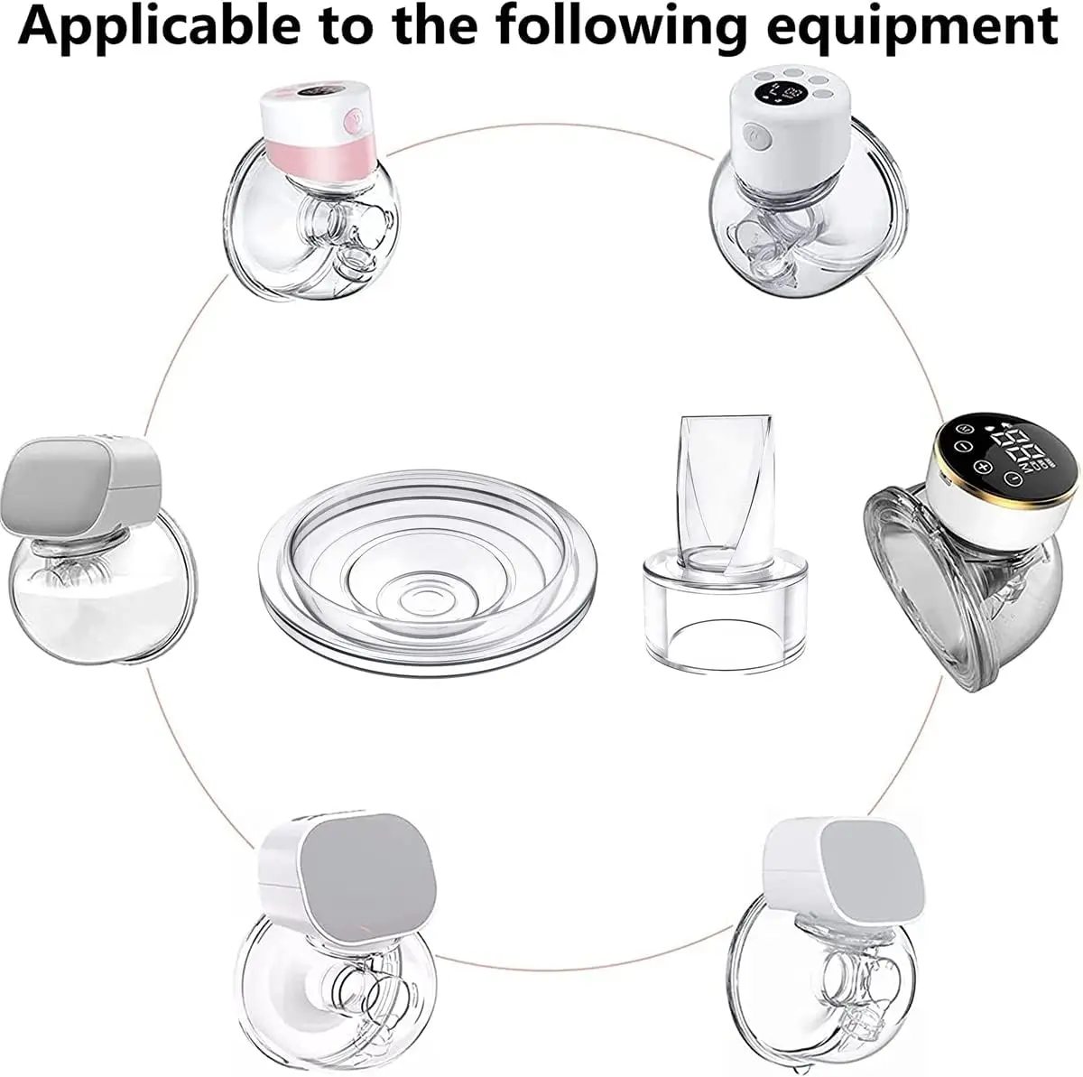 Silicone Duckbill Valve And Silicone Diaphragm Backflow Protection Breast Pump Accessories For Manual/Electric Breast Pumps 6