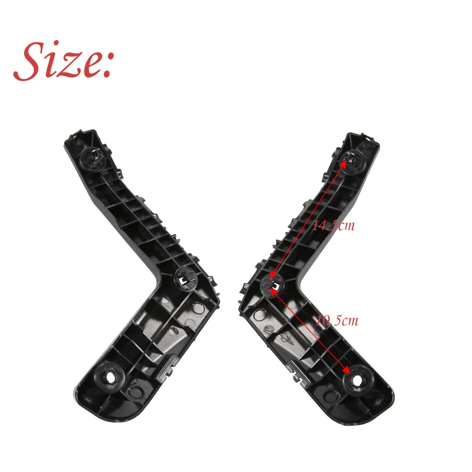 Pair Of Front Bumper Brackets For 2014-2016 Toyota Corolla - Left & Right Side 4 thumbnail image