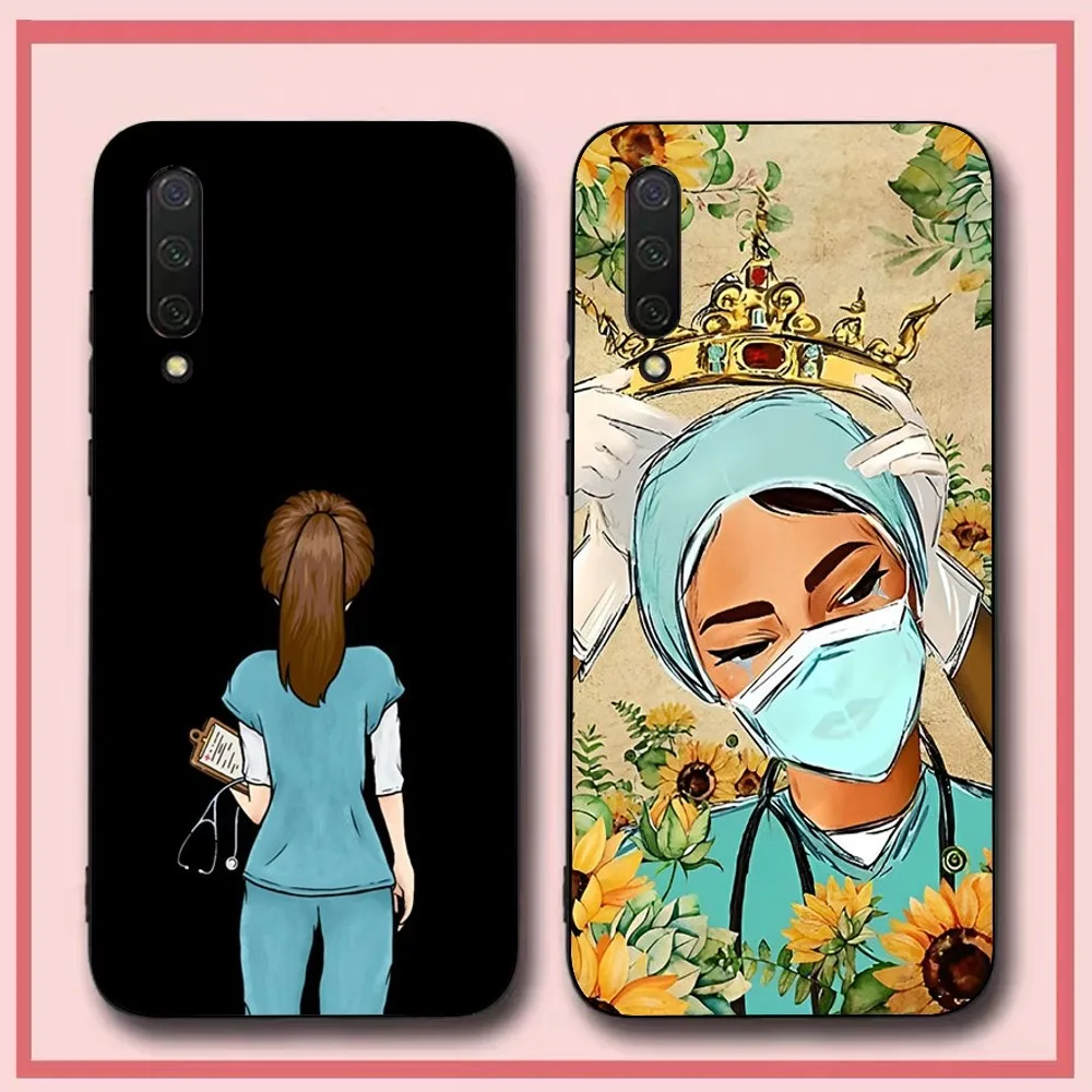 

Nurse cartoon doctors Phone Case For Xiaomi Mi 5X 8 9 10 11 12 lite pro 10T PocoX3pro PocoM3 Note 10 pro lite