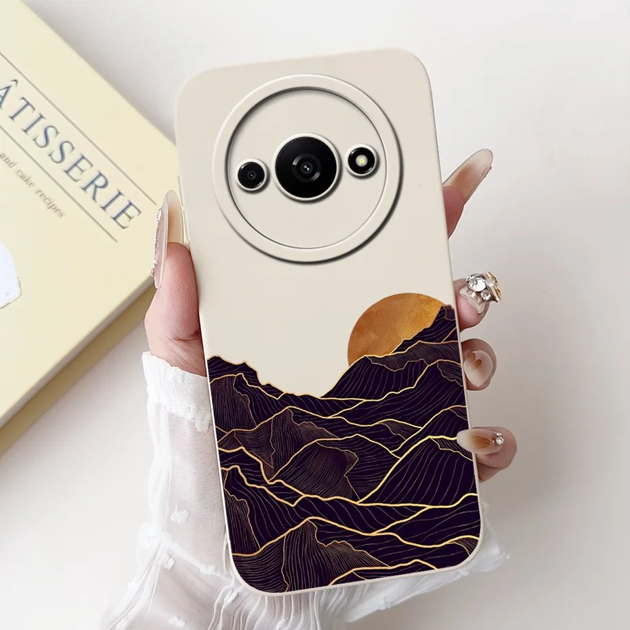 2024 New Fashion Flower Square Silicone Camera Lens Protective Cover
